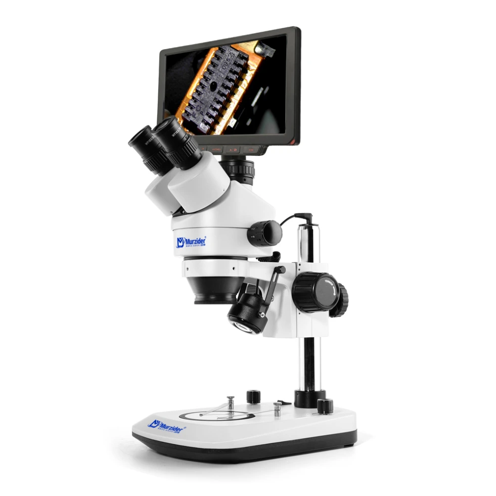 [MSD202-B8-T+9C] Microscope with upper and lower light source+4K csmera+ 9 inch display screen