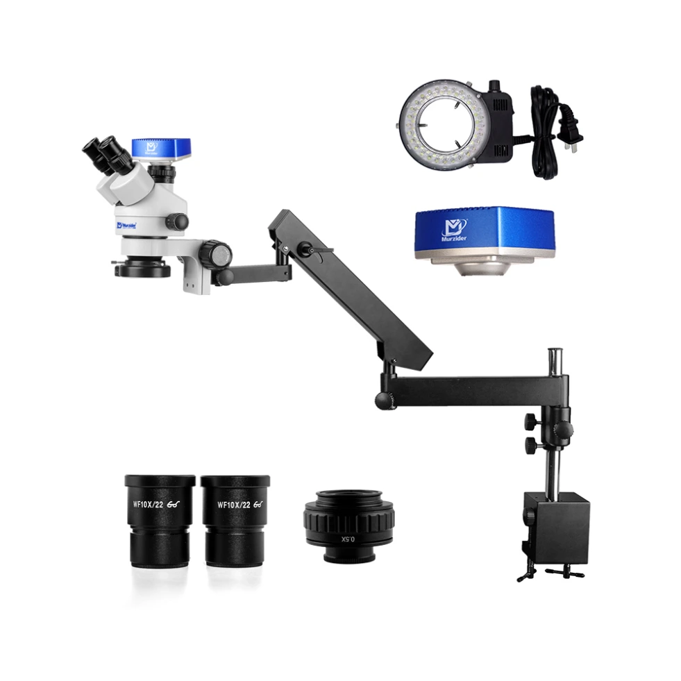 [MSD205-A+4K] Series of rocker arm microscopes+ 4K Camera - Fixed Sensor Version