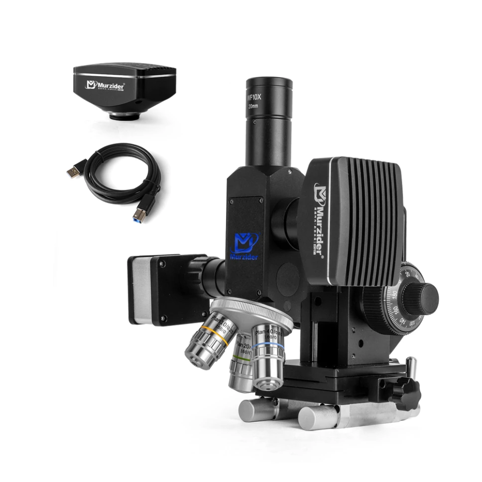 [MSD9198+630W] Portable Metallographi c Microscope.
+630W Pixels Camera